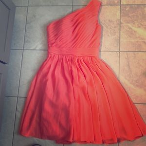 One shoulder dress